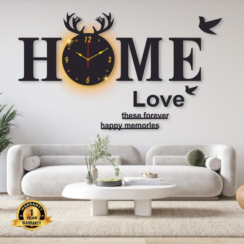 Wall Clock With Backlight