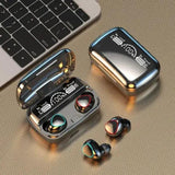 Black Long-Lasting Battery With Fast Charge 10 Earbuds